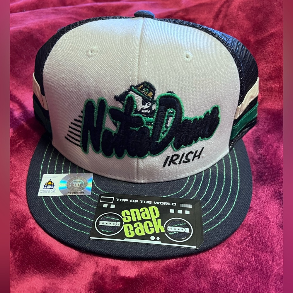 Notre Dame Fighting Irish Hat, 🆕NWT, No Longer Sold